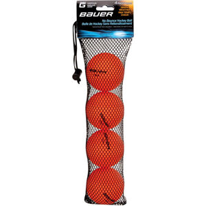 Bauer HOCKEY BALL WARM 4 PK Hokejové míčky, Oranžová, velikost