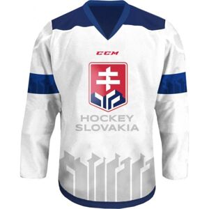 CCM DRES S VÝŠIVKOU LOGO SZLH 18/19 bílá M - Hokejový dres