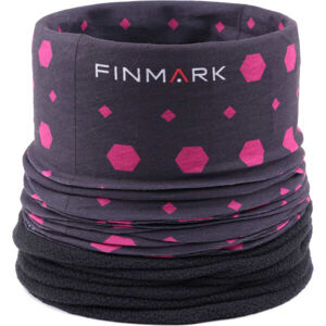 Finmark FSW-127 Dětský multifunkční šátek, Tmavě modrá,Mix, velikost