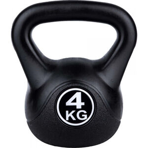 Fitforce FKBP-4KG Kettlebell, Černá, velikost