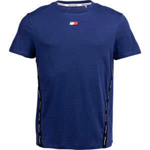 Tommy Hilfiger TAPE TOP modrá L - Pánské tričko